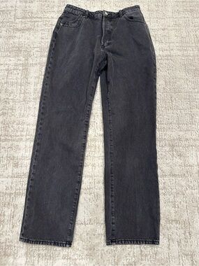 Rolla’s Classic Straight Jeans High Rise Charcoal Gray Size 30